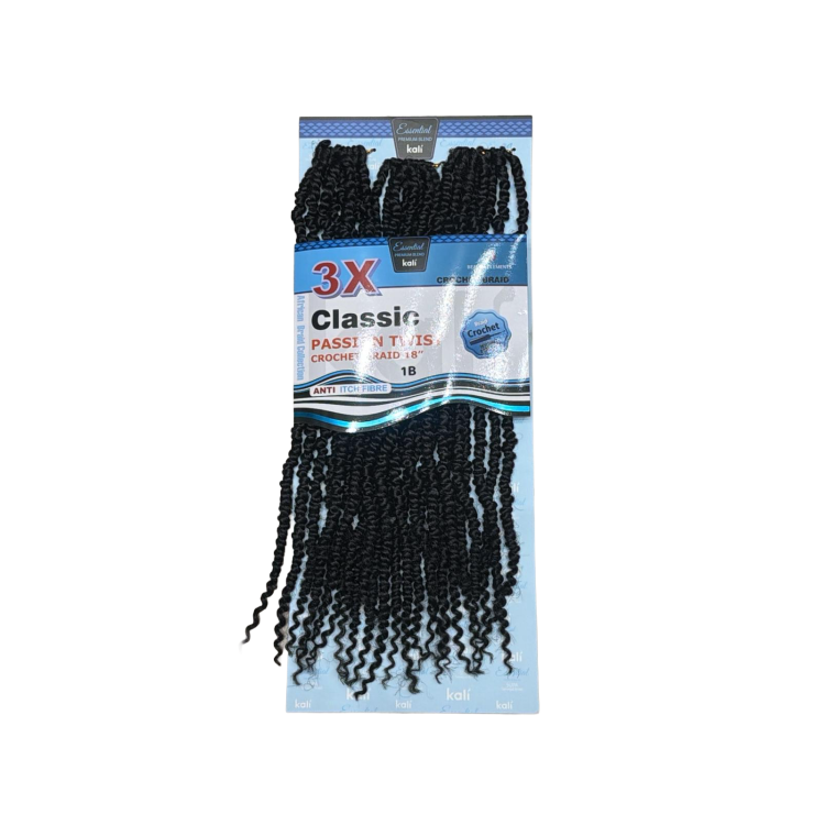 Kali 3X Classic Passion Twist Crochet Braid 18