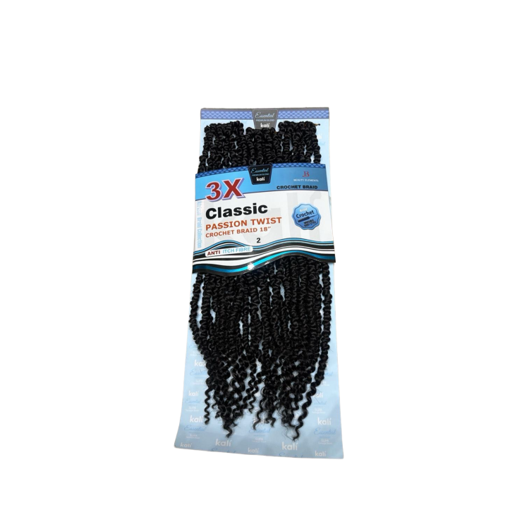 Kali 3X Classic Passion Twist Crochet Braid 18