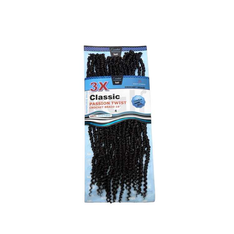 Kali 3X Classic Passion Twist Crochet Braid 18