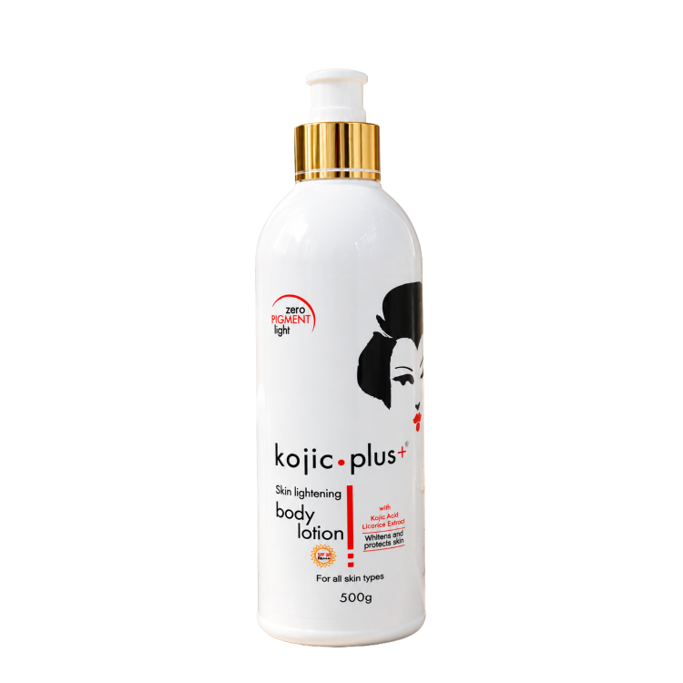 KOJIC PLUS SKIN LIGHTENING BODY LOTION WITH KOJIC ACID LICORICE EXTRACT (SPF 50) 500 G