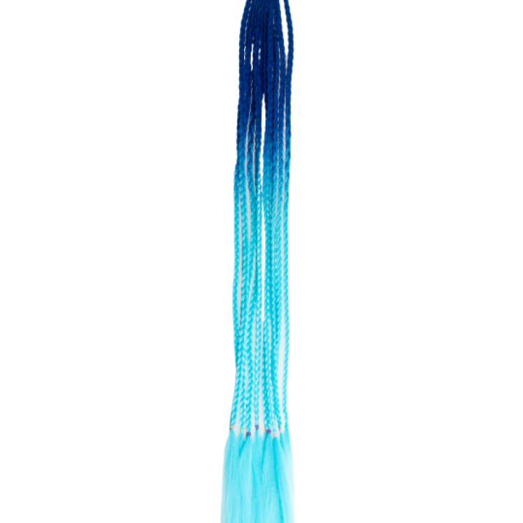 KOKO COLORFUL BRAIDS -Blue Lagoon