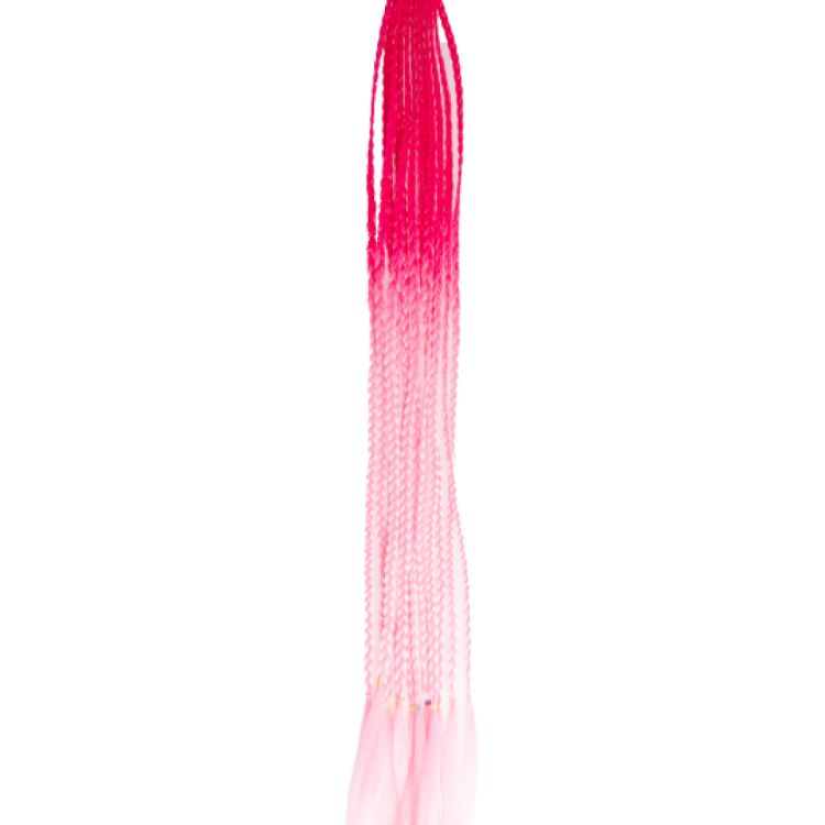 KOKO COLORFUL BRAIDS -Carnation pink