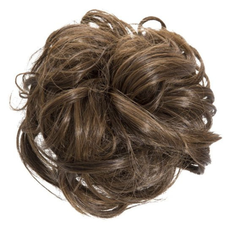 KOKO HAIR TWIRL LARGE SCRUNCHIES 4/27 DARK BROWN & CARAMEL