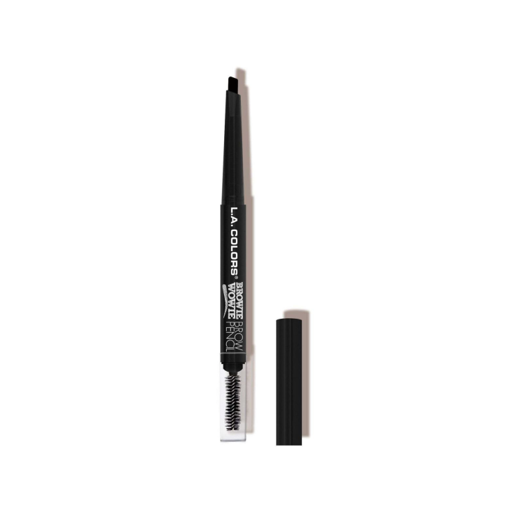 L A COLORS BROWIE WOWIE BROW PENCIL EYEBROW PENCIL CBP 408 BLACK 0.2G