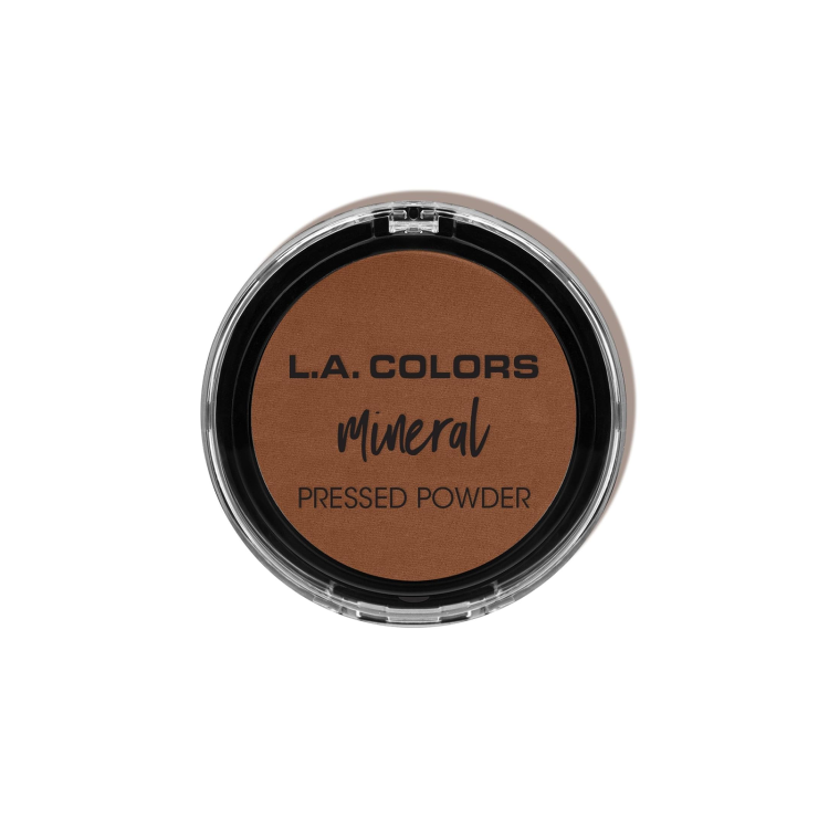 L A COLORS MINERAL PRESSED POWDER EBONY CMP384