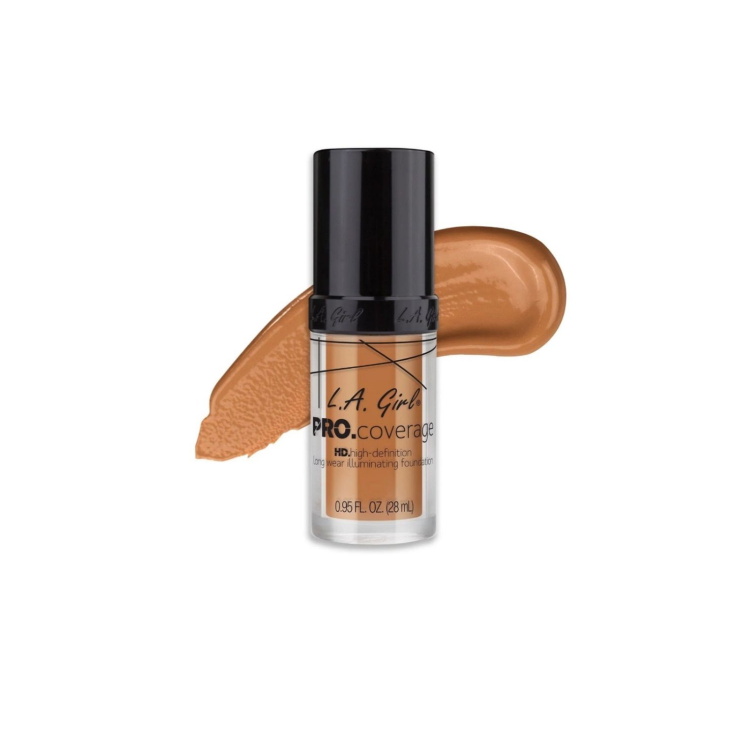 LA GIRL PRO COVERAGE HD LONG WEAR ILLUMINATING FOUNDATION GLM649(TAN)