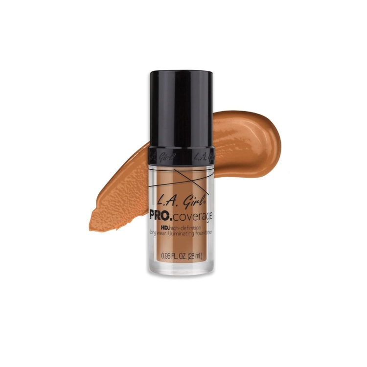 LA GIRL PRO COVERAGE HD LONG WEAR ILLUMINATING FOUNDATION GLM650(SAND)