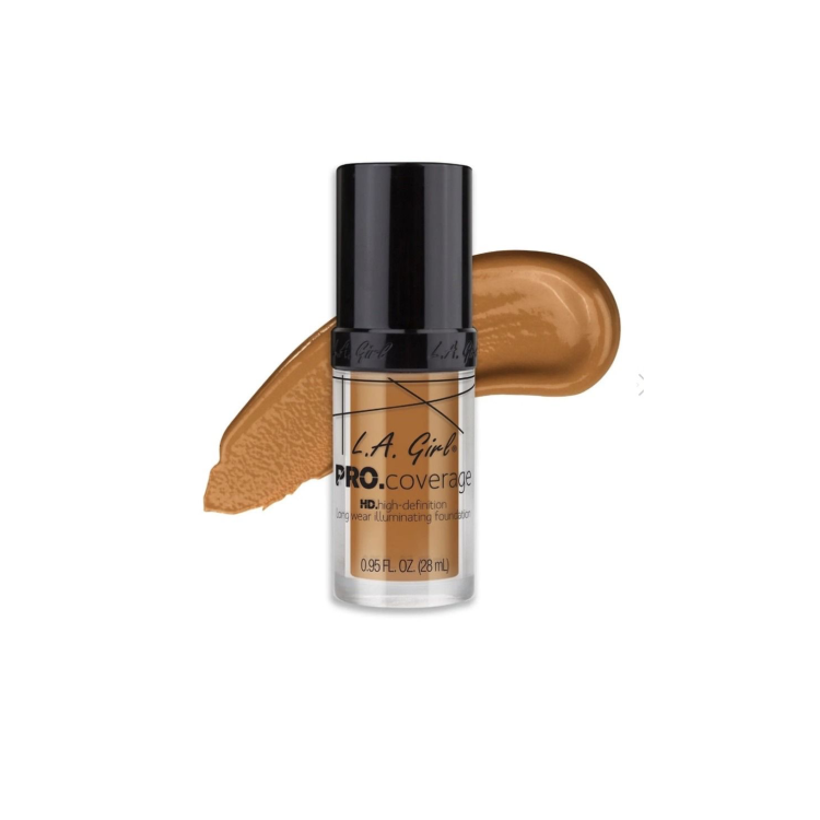LA GIRL PRO COVERAGE HD LONG WEAR ILLUMINATING FOUNDATION GLM651(BRONZE)