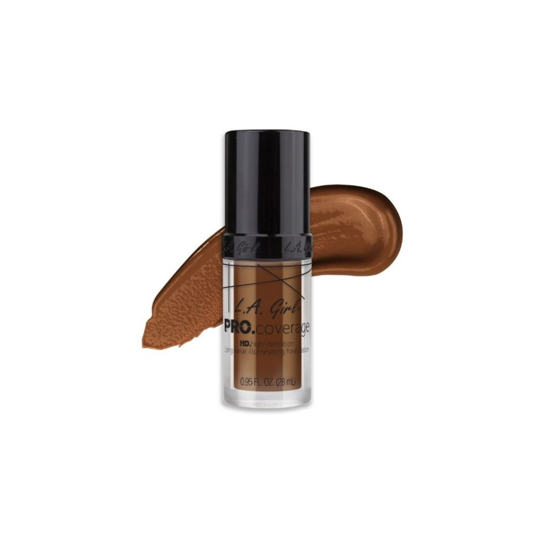 LA GIRL PRO COVERAGE HD LONG WEAR ILLUMINATING FOUNDATION GLM655(RICH COCOA)