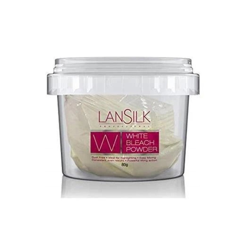 Lansilk - white bleach powder 80g