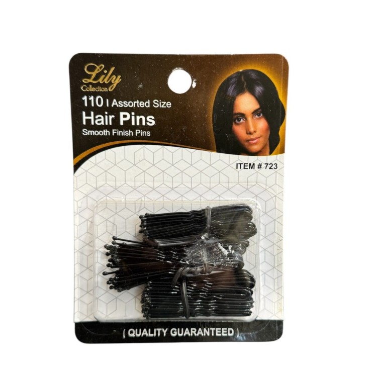 Lily 110 Assorted Size Hair Pins 