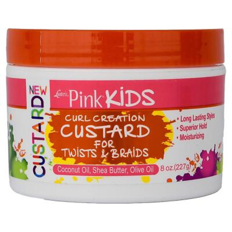 Luster’s Pink Kids Custard Twist & Braids 227g