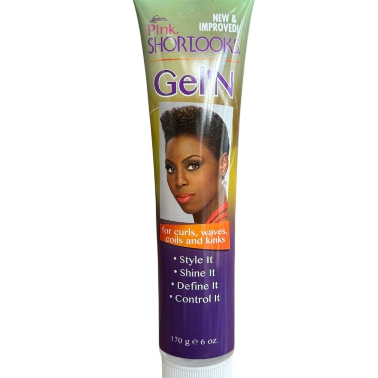 Luster's Pink ShortLooks Gel'N for curls, waves, coils and Kinks 170g