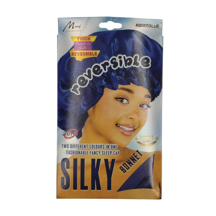 Magic - Reversible Silky Bonnet Blue