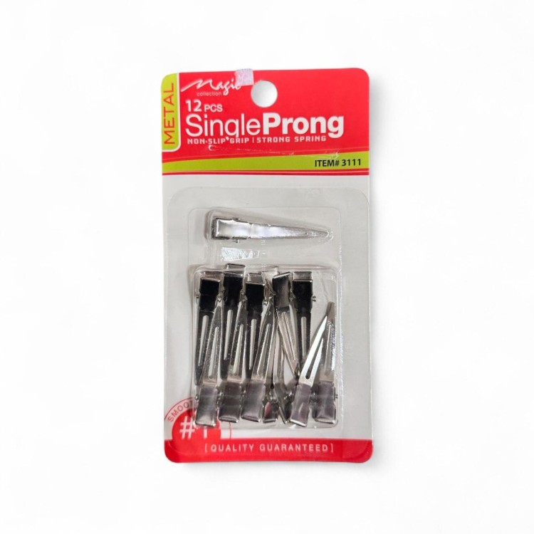 Magic 12pcs Metal Single Prong 