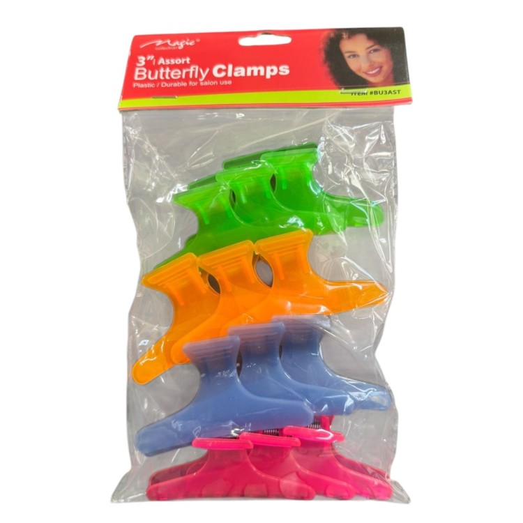 Magic Professional Butterfly Hair Clamps (3