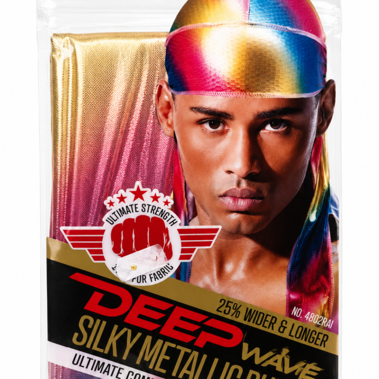 Magic Collection Deep Wave Silky Metallic Durag
