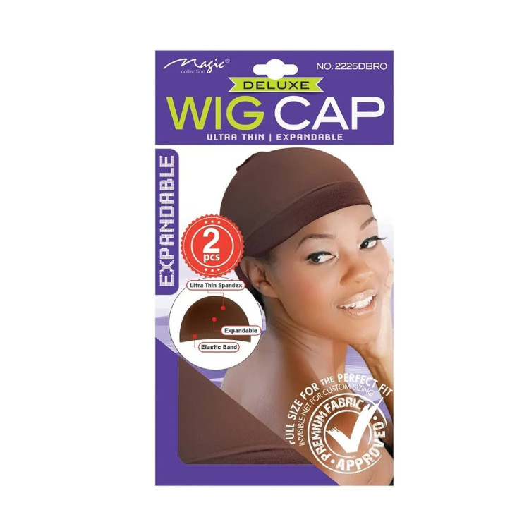 Magic Collection Deluxe Wig Cap Dark Brown