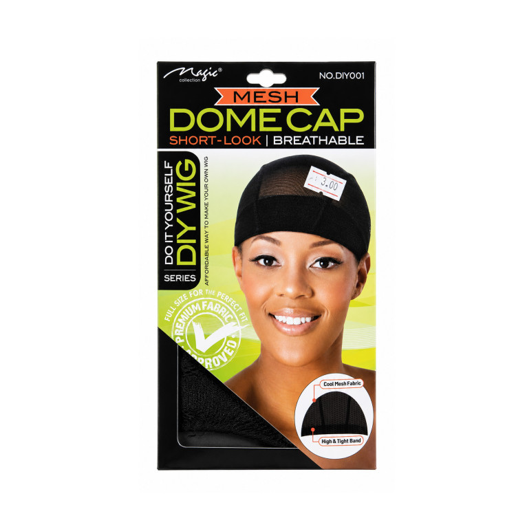 Magic Collection DIY Wig Mesh Dome Cap – Black