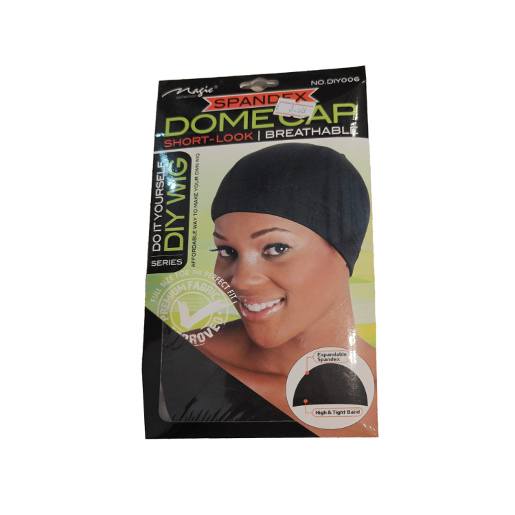Magic Collection DIY Wig Spandex Dome Cap Black
