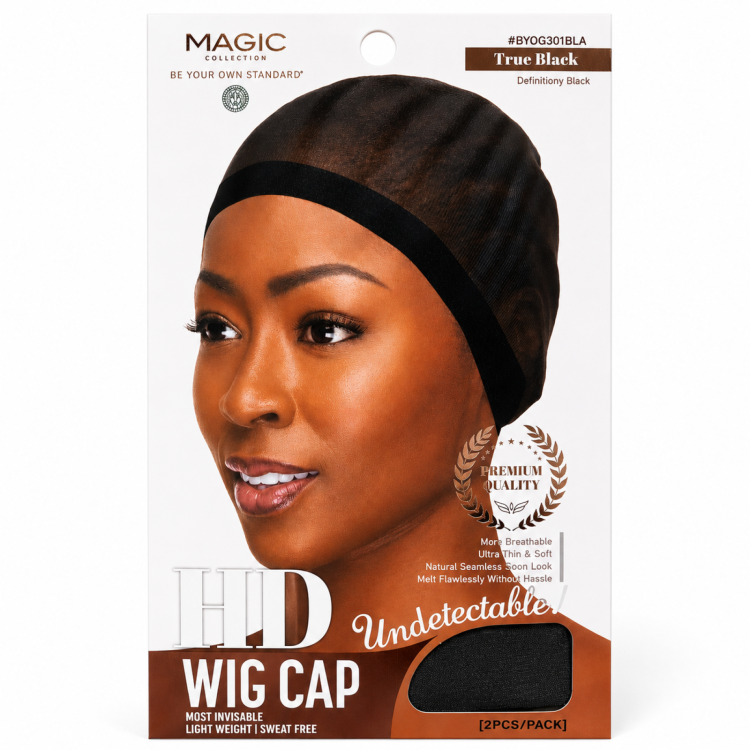 Magic Collection HD Wig Cap in True Black