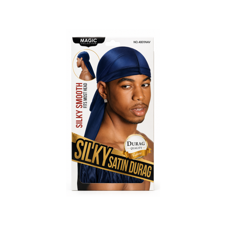 Magic Collection Silky Satin Durag Navy