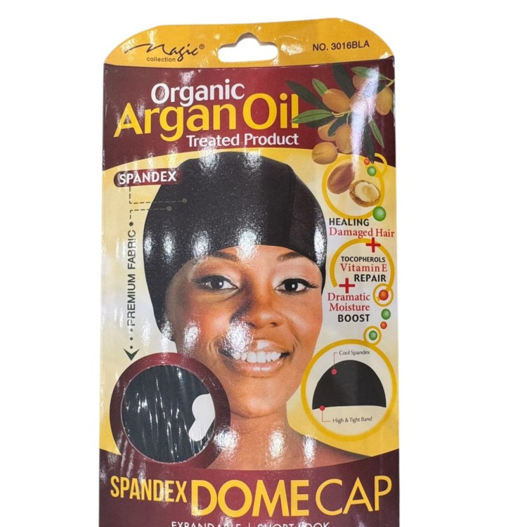 Magic Organic Argan Oil Spandex Dome Cap 