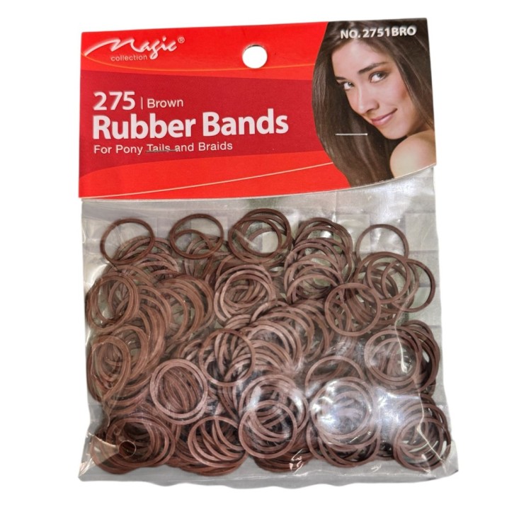 Magic Brown Invisible Hair Elastics (275 Pack)
