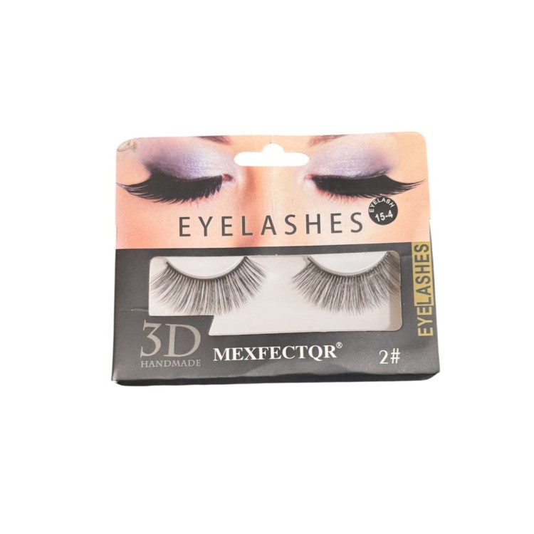 Mexfectqr 3D Handmade Eyelashes (Style 2-15-4)