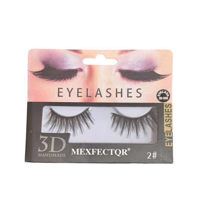 Mexfectqr 3D Handmade Eyelashes (Style 2-009)