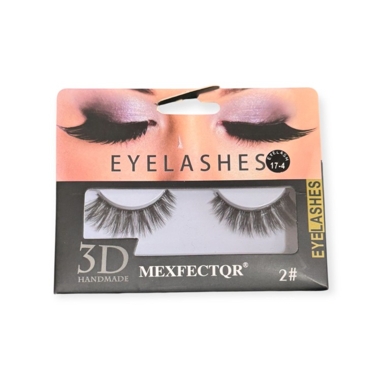Mexfectqr 3D Handmade Eyelashes (Style 2-17-4)