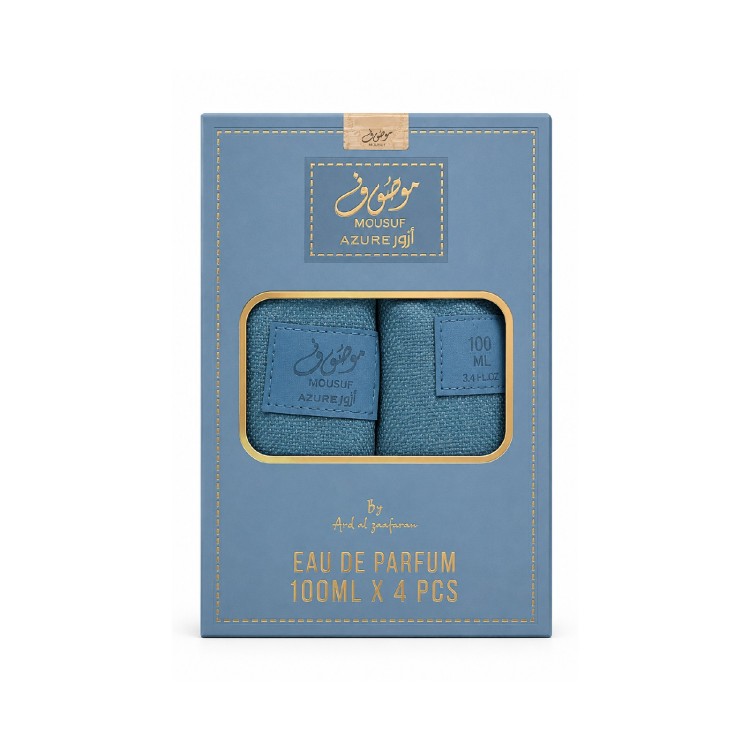 Mousuf Azure Eau De Parfum Gift Set 100ml x 4