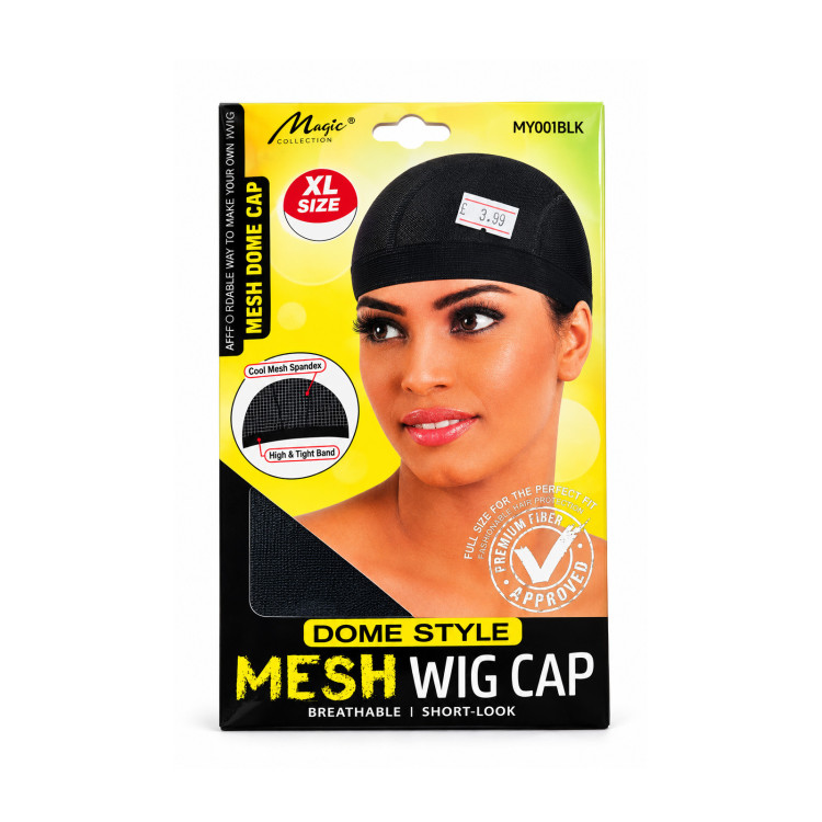 Murry Collection Mesh Wig Cap Black XL Size