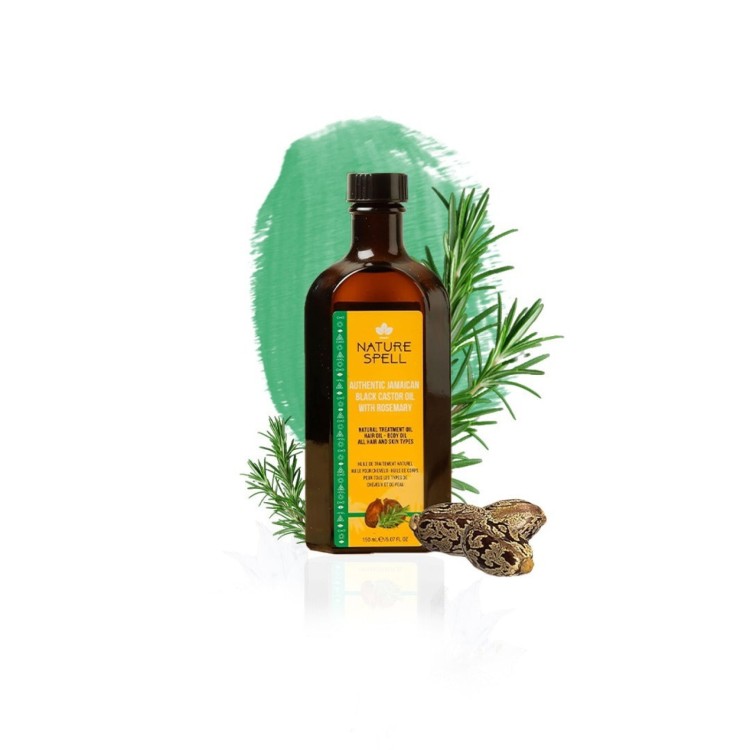 Nature Spell Authentic Jamaican Black Castor Oil with Rosemary 150ml