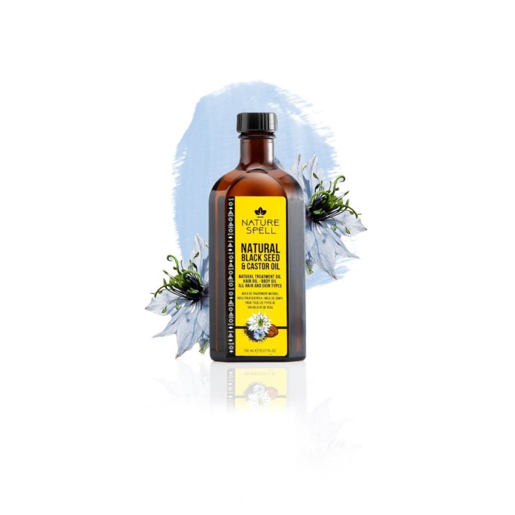 Nature Spell Natural Black Seed & Castor  150ml