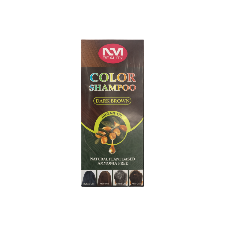 NM BEAUTY COLOR SHAMPOO – DARK BROWN (ARGAN OIL)