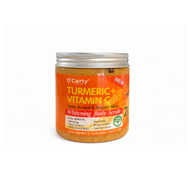 O’CARLY TURMERIC + VITAMIN C BODY SCRUB