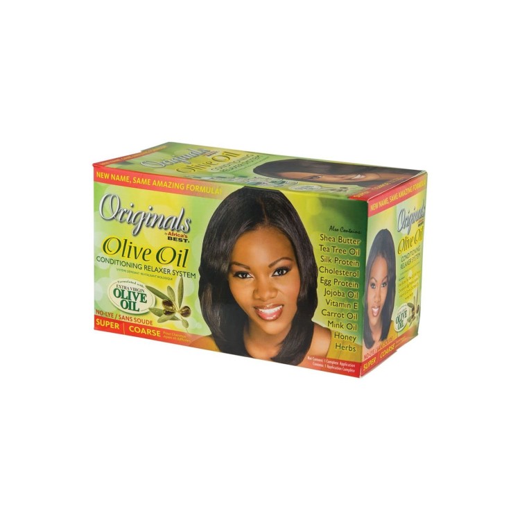 Originals by Africa's Best Olive Oil Conditioning Relaxer System Formulated with extra virgin Olive Oil Super