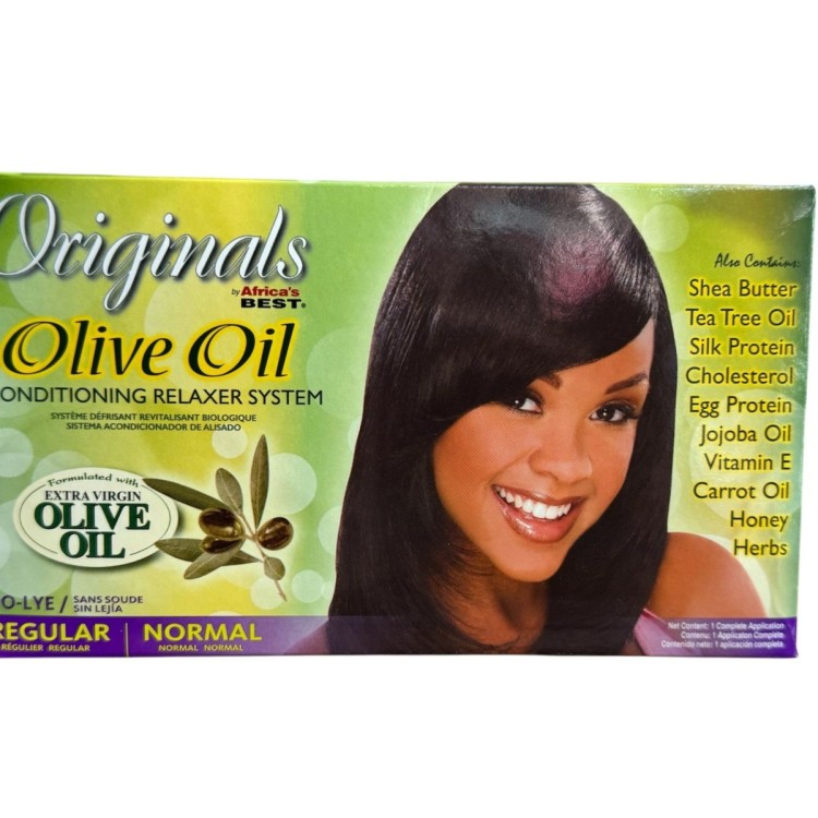 Originals by Africa's Best Olive Oil Conditioning Relaxer System Formulated with extra virgin Olive Oil 