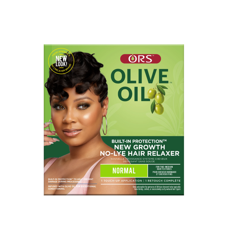 ORS Olive Oil Built-In Protection New Growth No-Lye Hair Relaxer Normal Strength