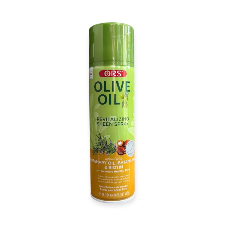 ORS Olive Oil Revitalizing Sheen Spray infused with Rosemary oil, Batana oil & bioyin 421ml