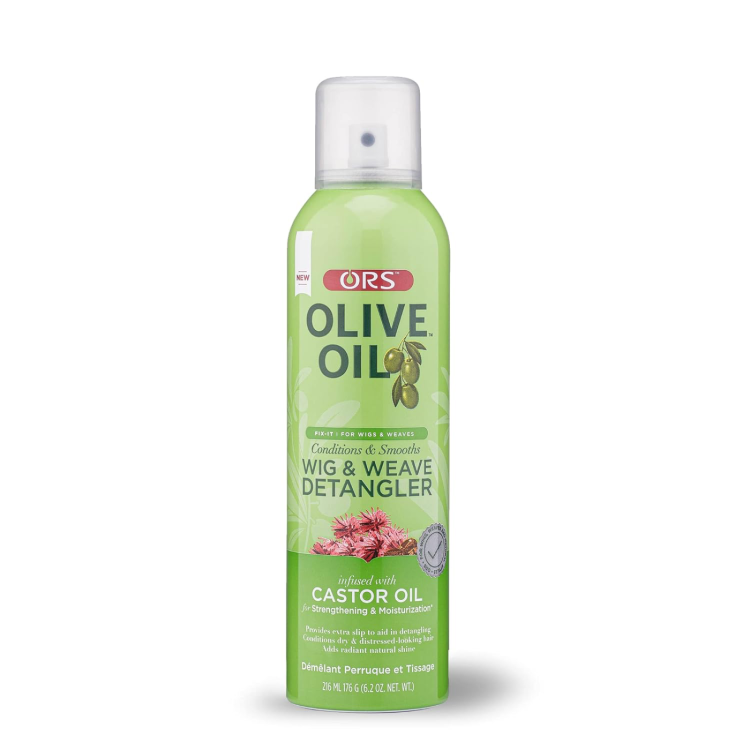 ORs Olive Oil Wig Weave Detangler infused with castor oil 