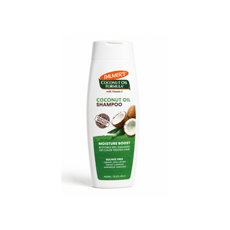 Palmer's Coconut Oil Formula with Vitamin E, Moisture Boost Shampoo, Dry, Damaged or Colour Treated Hair, 13.5 fl oz 400 ml