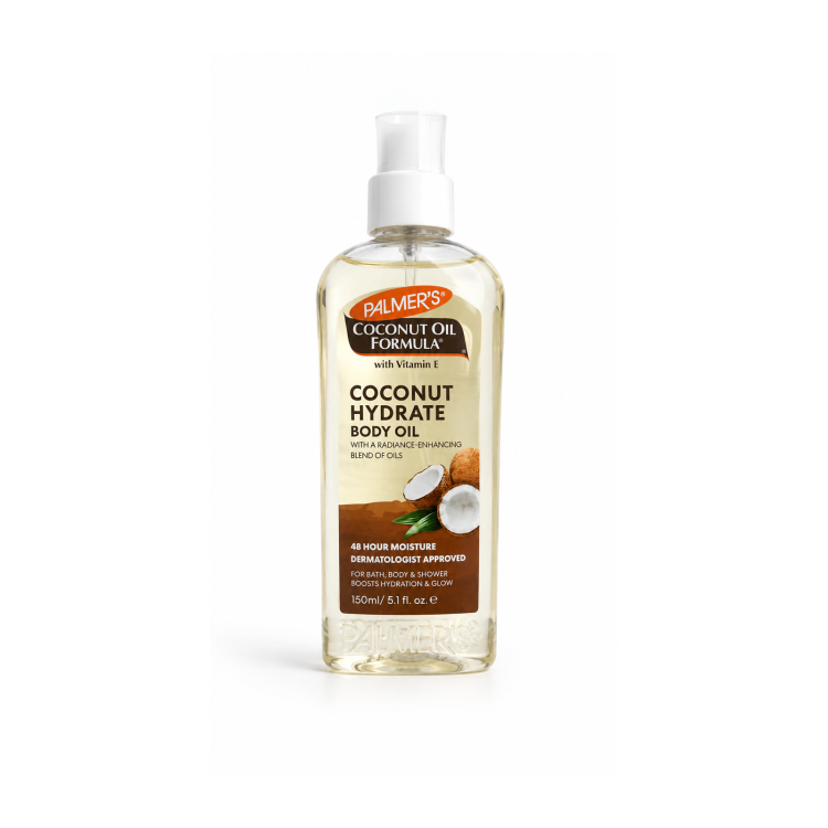 Palmer's Coconut Oil Formula with Vitamin E, Coconut Hydrate Body Oil, 5.1 fl oz (150 ml)