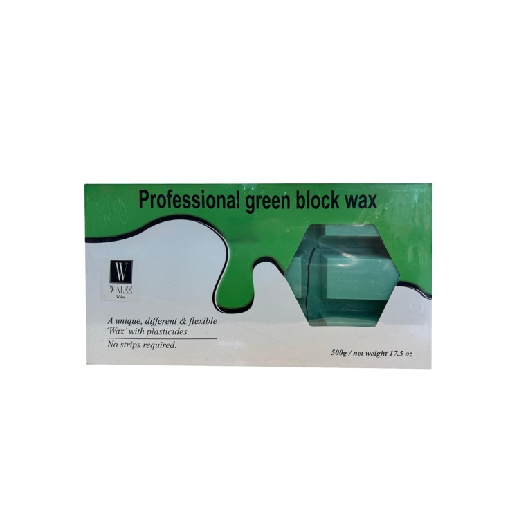Professional Green Block Wax - 17.5oz