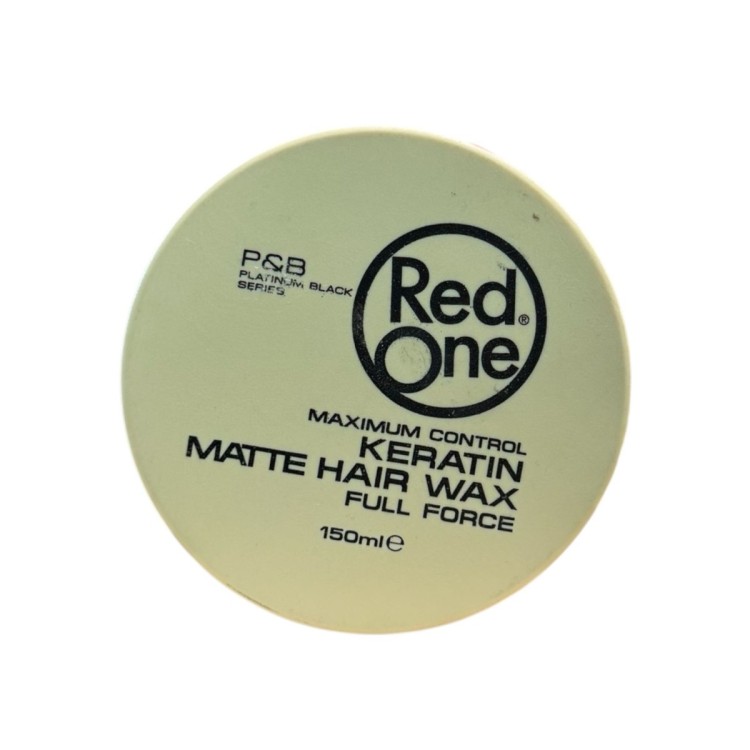 Red One Maximum Control Keratin Matte hair Wax 150ml