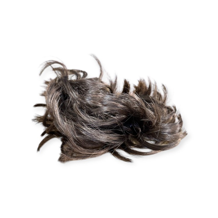 Brown Scrunchie Volumising Hair Bun Wrap