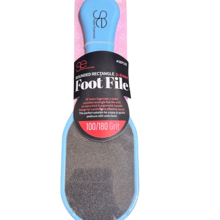 SE Rounded Rectangle 2-Sided Foot File