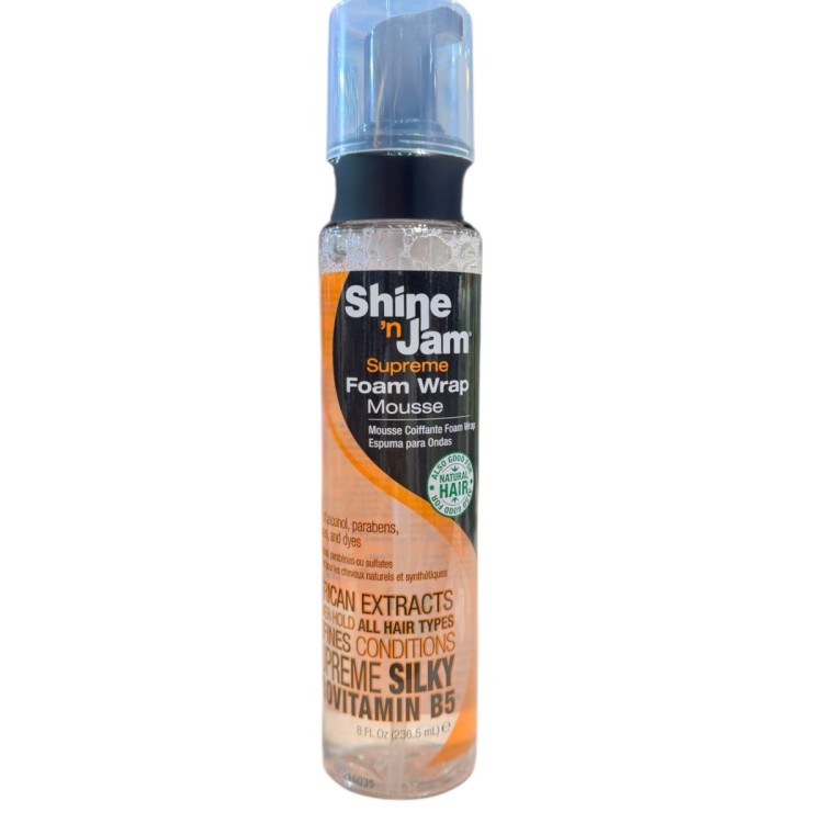 Shine'n Jam supreme Foam Wrap Mousse 8oz