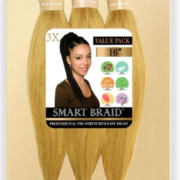 Smart Braid 3X Pre-stretched Hair 16 # 27